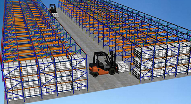 貫通式貨架結(jié)構(gòu) 貫通式貨架結(jié)構(gòu)